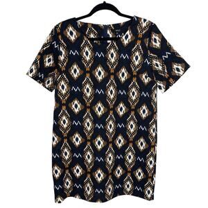 VERY J Women's SHORT DRESS Navy Blue Size MEDIUM